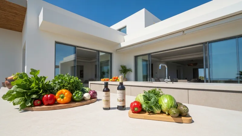 Cooking in your villa rental: local ingredients